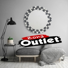 ESPEJO DE PARED METAL MODELO 72132